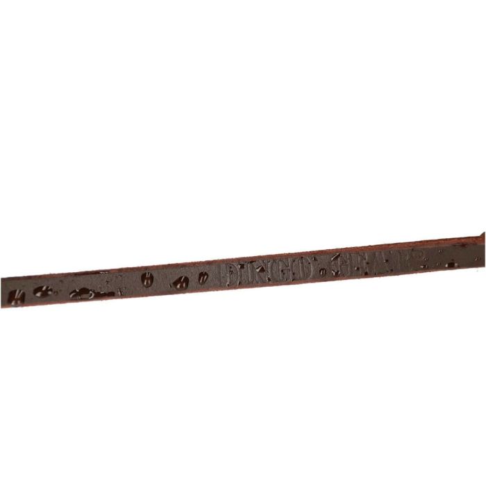 Dingo Gear Laisse en cuir huilé avec poignée 15 mm x 2,5 m