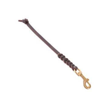 Dingo Gear Laisse courte en cuir 10 mm x 30 cm