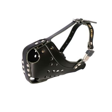 Dingo Gear Muselière d'impact en cuir renforcé