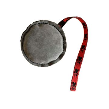 HST Balle plate en cuir de 13 cm de diamètre avec corde