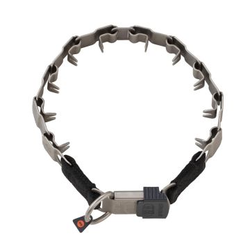 HS Sprenger Collier Neck-Tech Sport ClicLock en acier inoxydable mat
